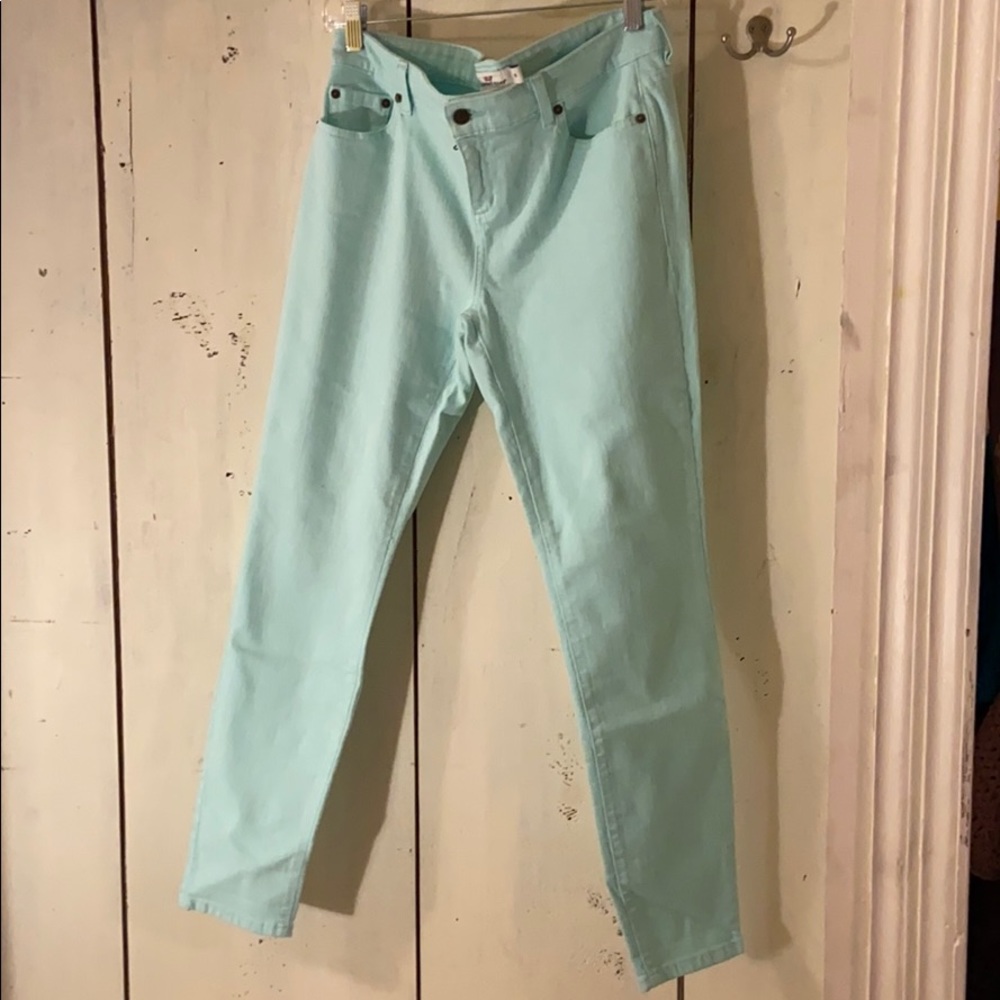 Vineyard Vines aqua skinny Jean